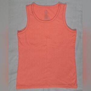 Neon Orange Sleeveless Tank Shirt
